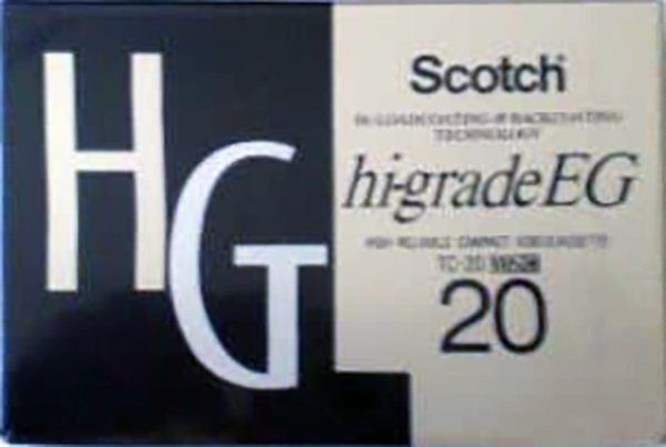 Video8, Hi8, Digital8 Scotch HG 20 Type IV Metal 1992 Japan