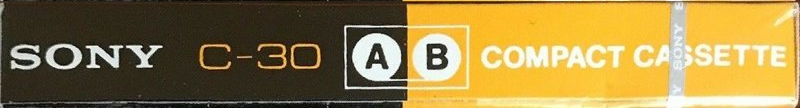 Compact Cassette Sony 30 Type I Normal 1970 Japan