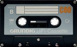 Compact Cassette Grundig HiFi-Cassette 60 Type II Chrome 1976 Europe