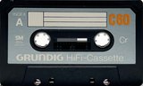 Compact Cassette Grundig HiFi-Cassette 60 Type II Chrome 1976 Europe