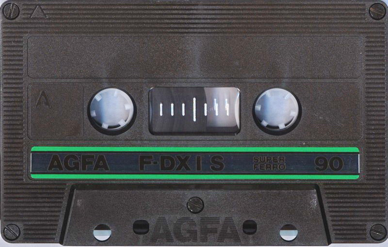 Compact Cassette AGFA F-DX I S 90 Type I Normal 1987 Europe