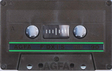 Compact Cassette AGFA F-DX I S 90 Type I Normal 1987 Europe