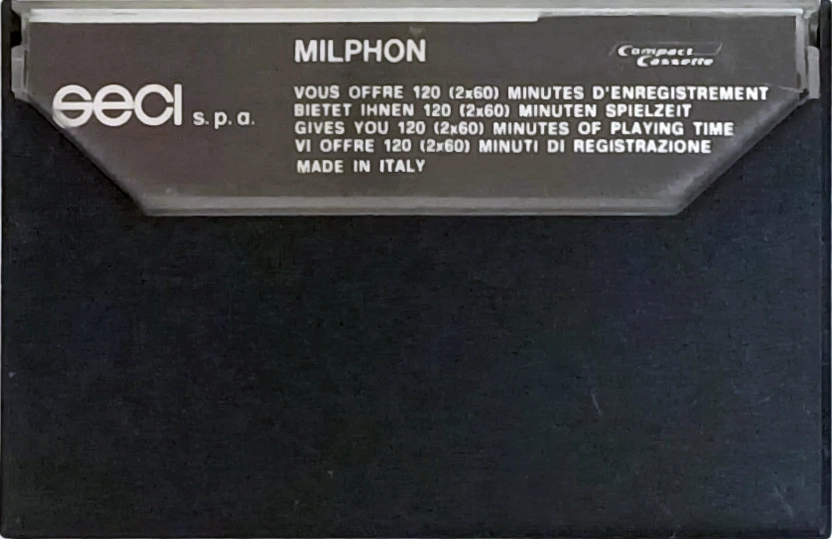 Compact Cassette Seci 120 "black" Type I Normal 1977 Europe