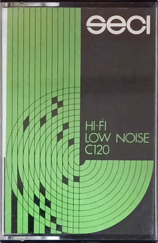 Compact Cassette Seci 120 "black" Type I Normal 1977 Europe