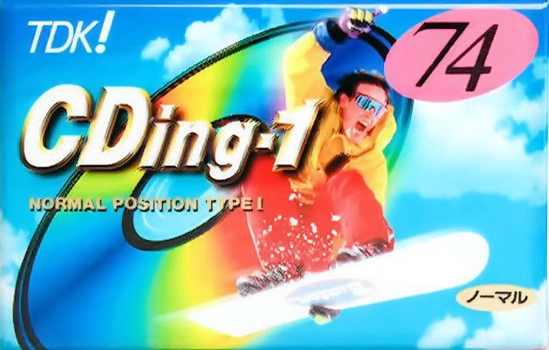 Compact Cassette TDK CDing 1 74 "CD1-74K" Type I Normal 1997 Japan