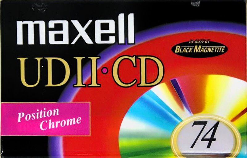 Compact Cassette Maxell UDII-CD 74 Type II Chrome 1996 Europe