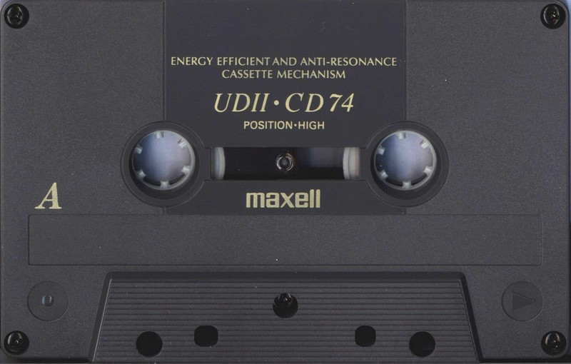 Compact Cassette Maxell UDII-CD 74 Type II Chrome 1996 Europe