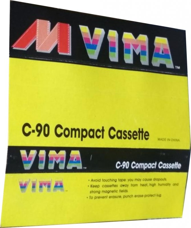 Compact Cassette Vima 90 Type I Normal China