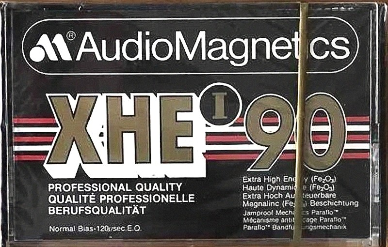 Compact Cassette:  Audio Magnetics - XHE I 90