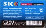 Compact Cassette SK CX II 90 Type II Chrome 1997 Germany