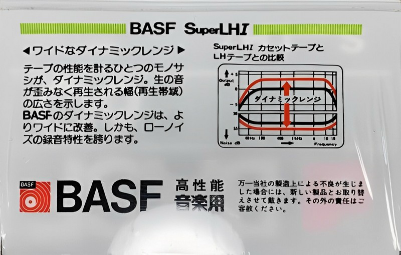3 pack BASF Super LH I 60 Type I Normal 1978 Japan