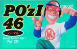 Compact Cassette Maxell PO`z 46 "POZ1-46" Type I Normal 1995 Japan