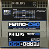 Compact Cassette Philips Ferro 90 Type I Normal 1981 Europe