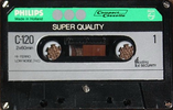 Compact Cassette Philips Super Quality 120 Type I Normal 1976 Europe