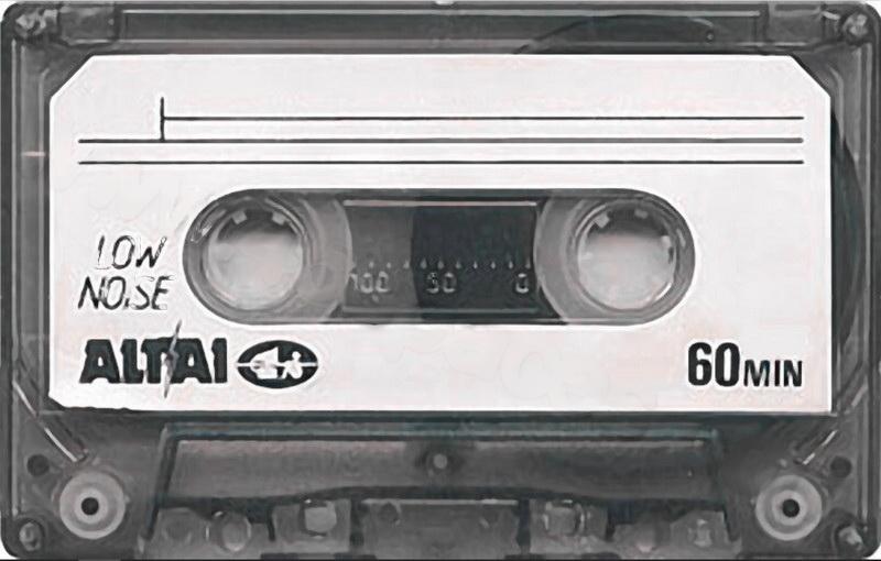 Compact Cassette Altai 60 Type I Normal 1978 Hong Kong