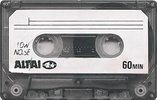 Compact Cassette Altai 60 Type I Normal 1978 Hong Kong