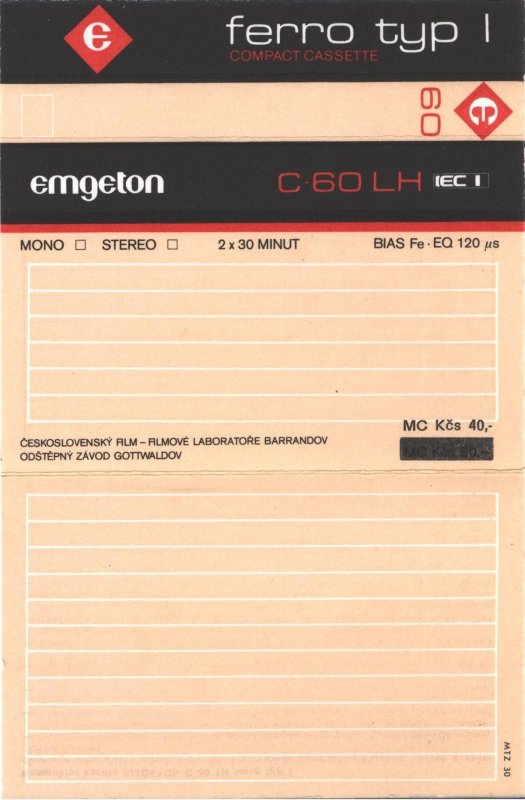 Compact Cassette:  Emgeton - LH 60