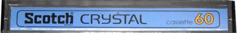 Compact Cassette Scotch Crystal 60 Type I Normal 1977 Japan