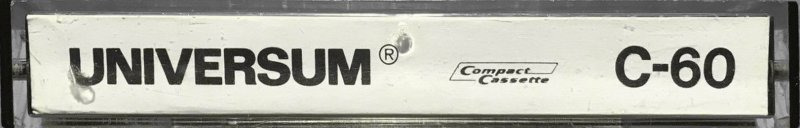Compact Cassette Universum Super 60 Type I Normal 1976 Europe