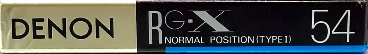 Compact Cassette Denon RG-X 54 Type I Normal 1990 Japan