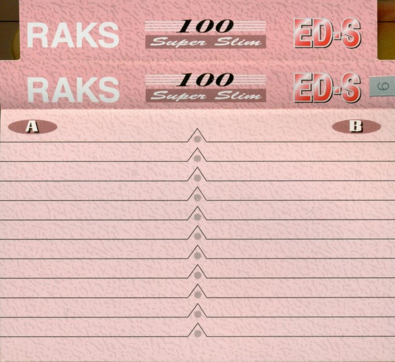 Compact Cassette: RAKS  - ED-S 100