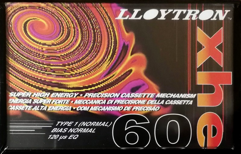 Compact Cassette Lloytron XHE 60 Type I Normal 1992 Europe