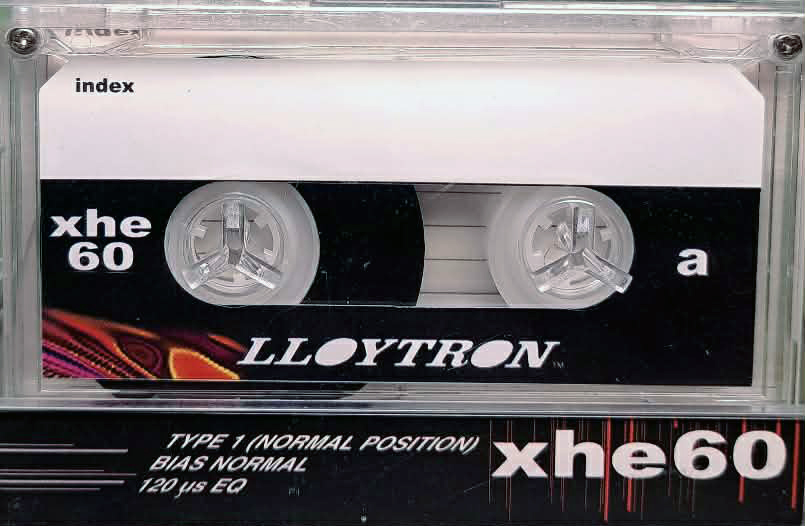 Compact Cassette Lloytron XHE 60 Type I Normal 1992 Europe