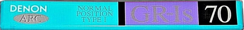 Compact Cassette Denon GR-Is 70 Type I Normal 1992 Japan