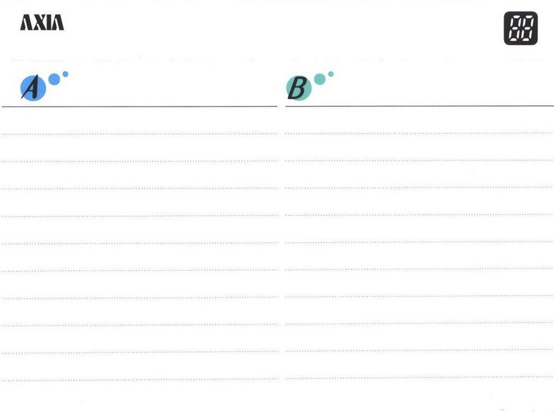 Compact Cassette AXIA PS-I / PS-1 74 "PS1L 74" Type I Normal 2000 Japan