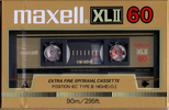 Compact Cassette Maxell XLII 60 Type II Chrome 1985 Europe