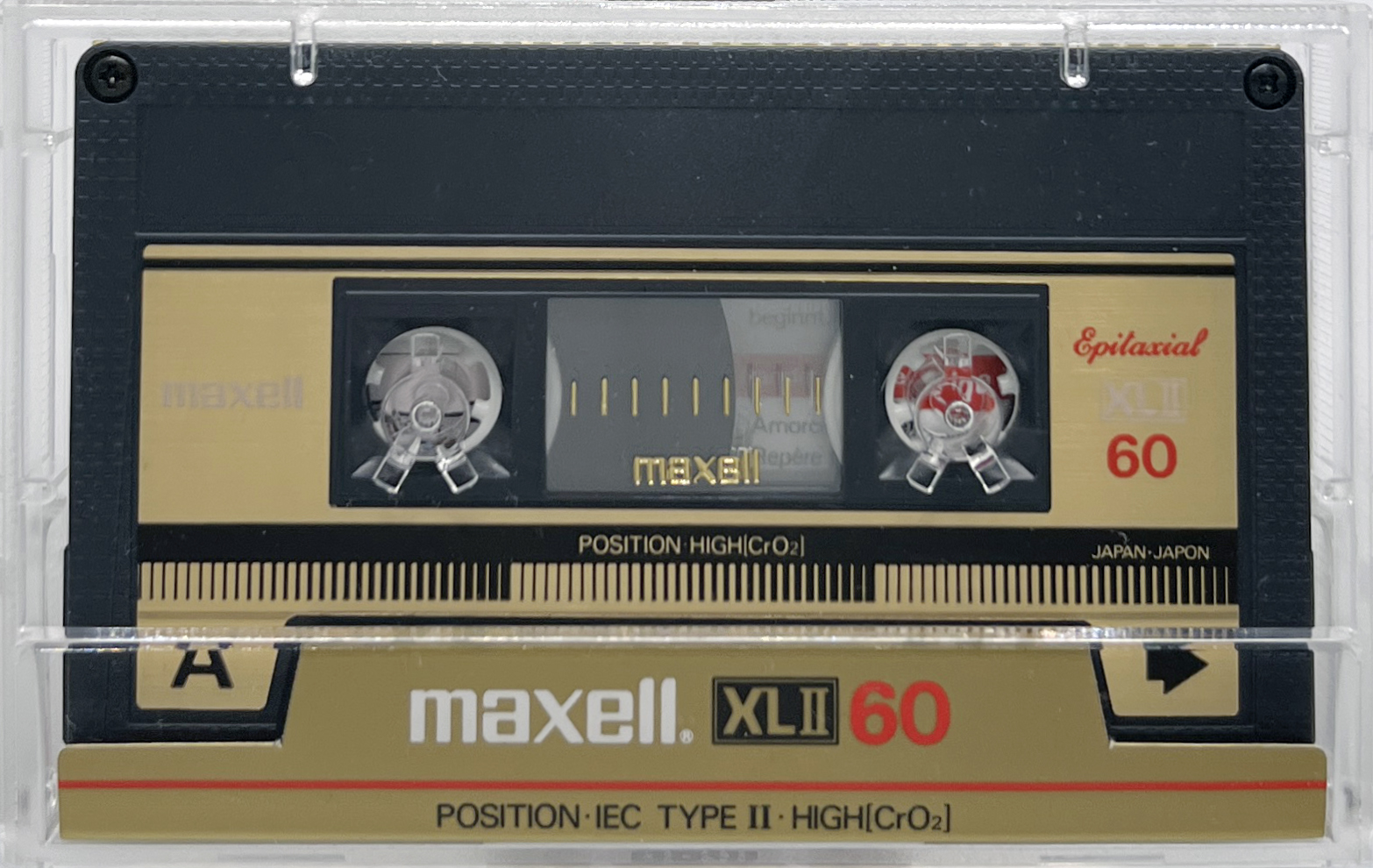 Compact Cassette Maxell XLII 60 Type II Chrome 1985 Europe