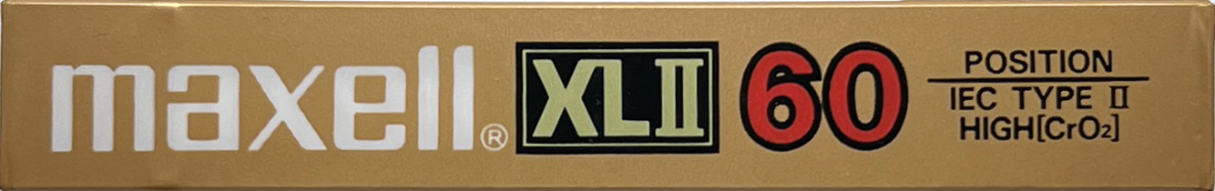Compact Cassette Maxell XLII 60 Type II Chrome 1985 Europe