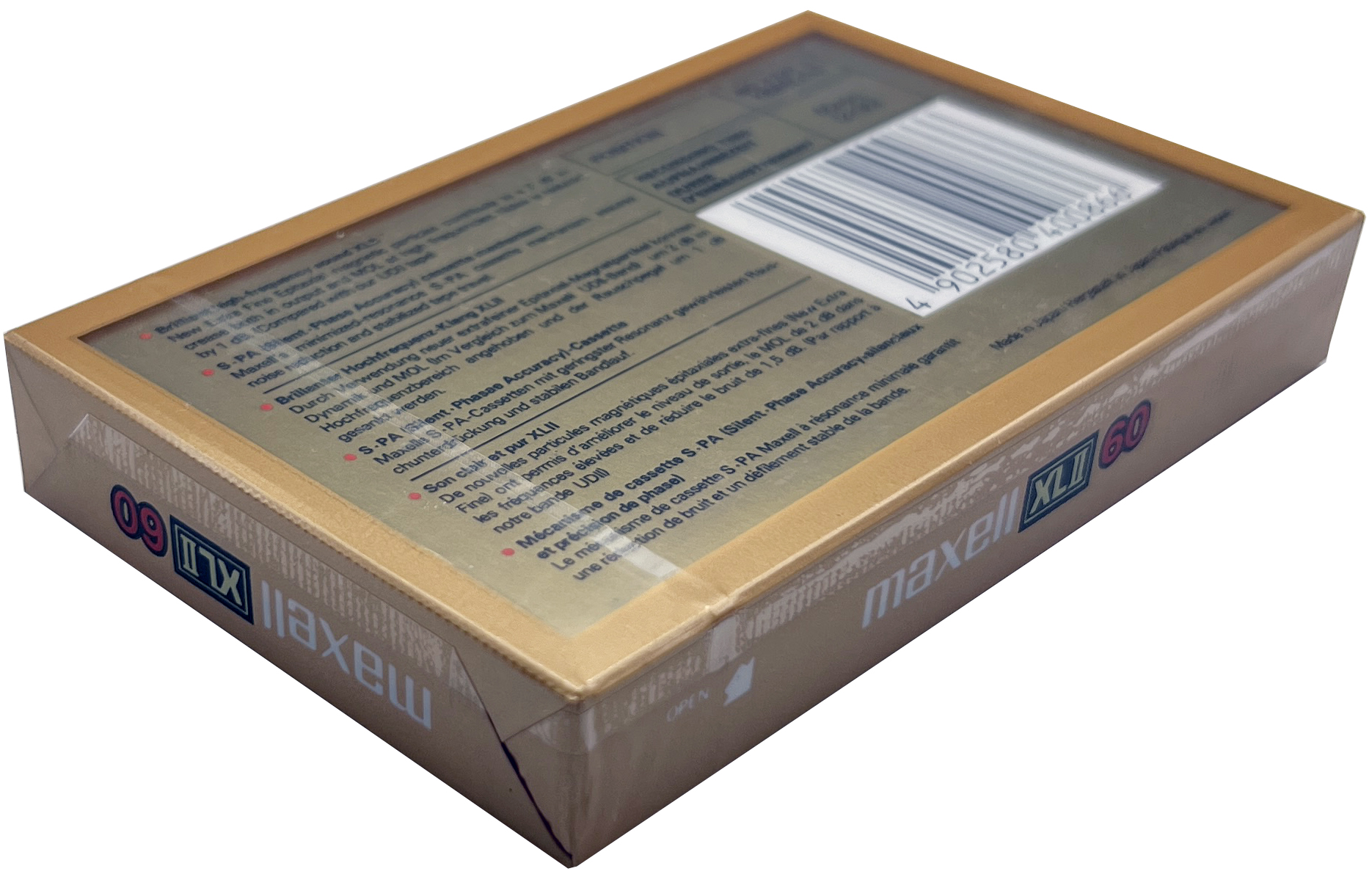 Compact Cassette Maxell XLII 60 Type II Chrome 1985 Europe