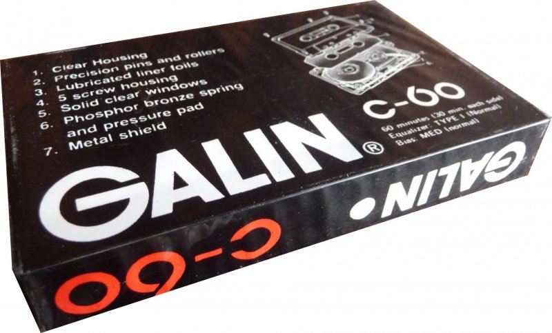 Compact Cassette Galin 60 Type I Normal 1989 Worldwide