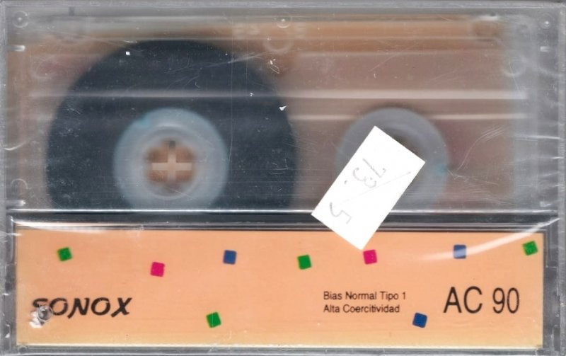 Compact Cassette Sonox 90 "AC" Type I Normal Mexico