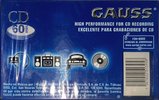 Compact Cassette Gauss CD 60 Type I Normal Latin America