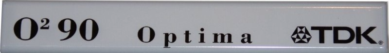 Compact Cassette TDK Optima 90 "O2" Type II Chrome 1997 Europe