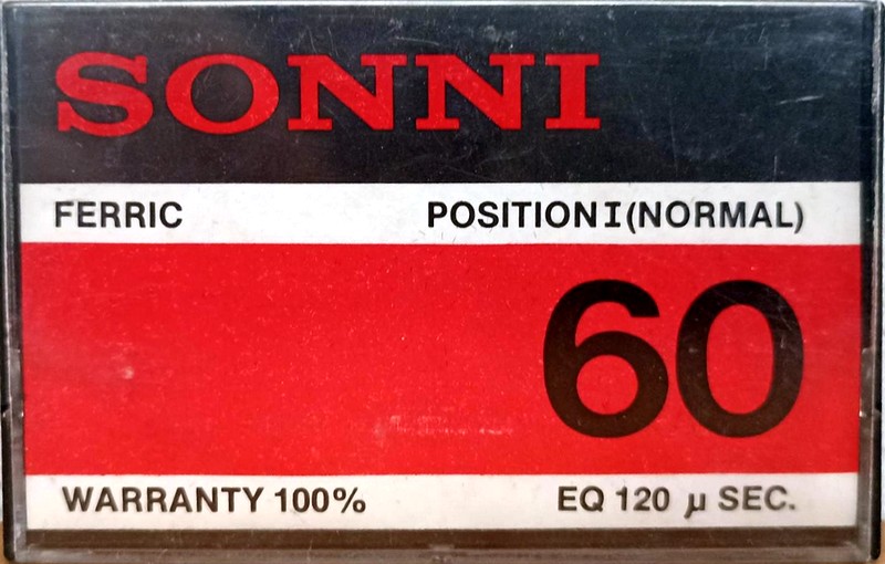 Compact Cassette Sonni 60 Type I Normal Unknown Country