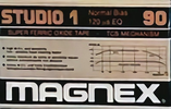 Compact Cassette Magnex Studio 1 90 Type I Normal 1984 Europe