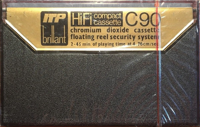 Compact Cassette ITP 90 "Brilliant" Type II Chrome Germany