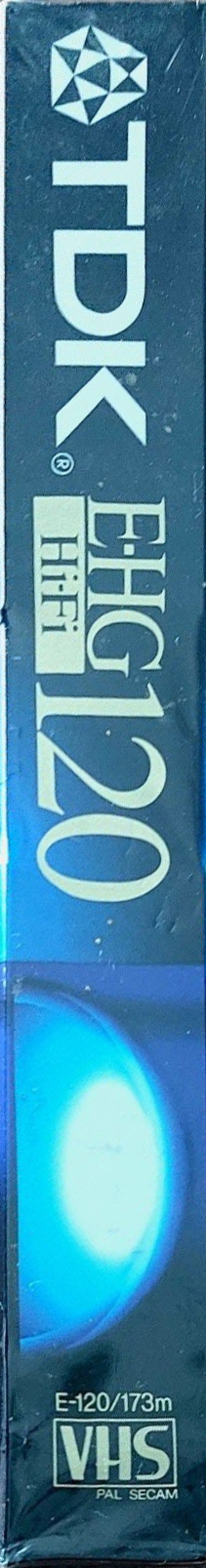 VHS, Video Home System TDK E-HG 120 "E-120EHGEH" Type I Normal 1994 Europe