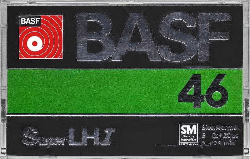 Compact Cassette BASF Super LH I 46 Type I Normal 1978 Japan