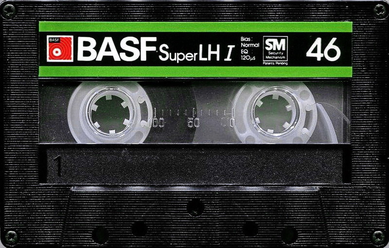 Compact Cassette BASF Super LH I 46 Type I Normal 1978 Japan