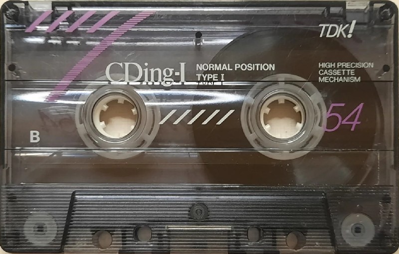 Compact Cassette TDK CDing 1 54 "CD1-54A" Type I Normal 1993 Japan