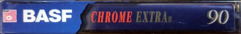 Compact Cassette BASF CE II Chrome Extra 90 Type II Chrome 1995 North America