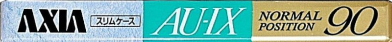 Compact Cassette AXIA AU-Ix 90 "AU1X A 90" Type I Normal 1992 Japan