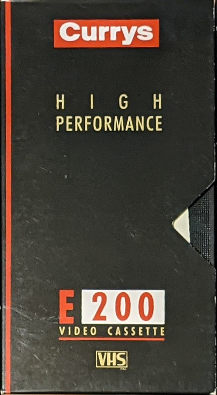 VHS, Video Home System Currys 200 Type I Normal UK