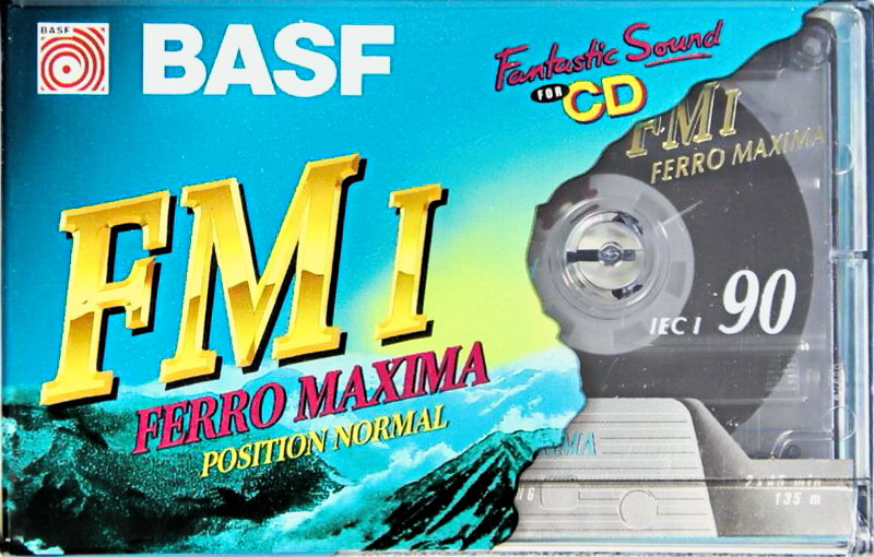 Compact Cassette BASF FM I Ferro Maxima 90 Type I Normal 1995 Europe