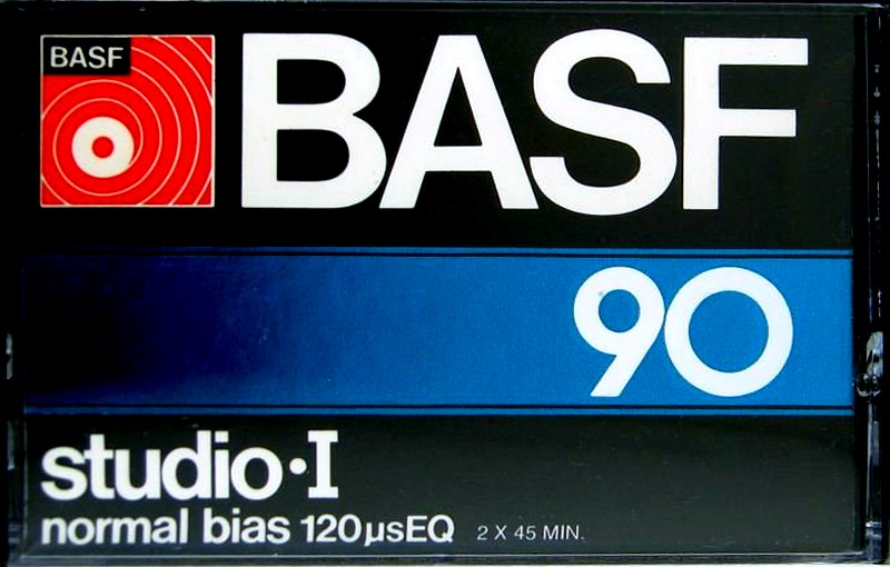 Compact Cassette BASF Studio I 90 Type I Normal 1979 USA