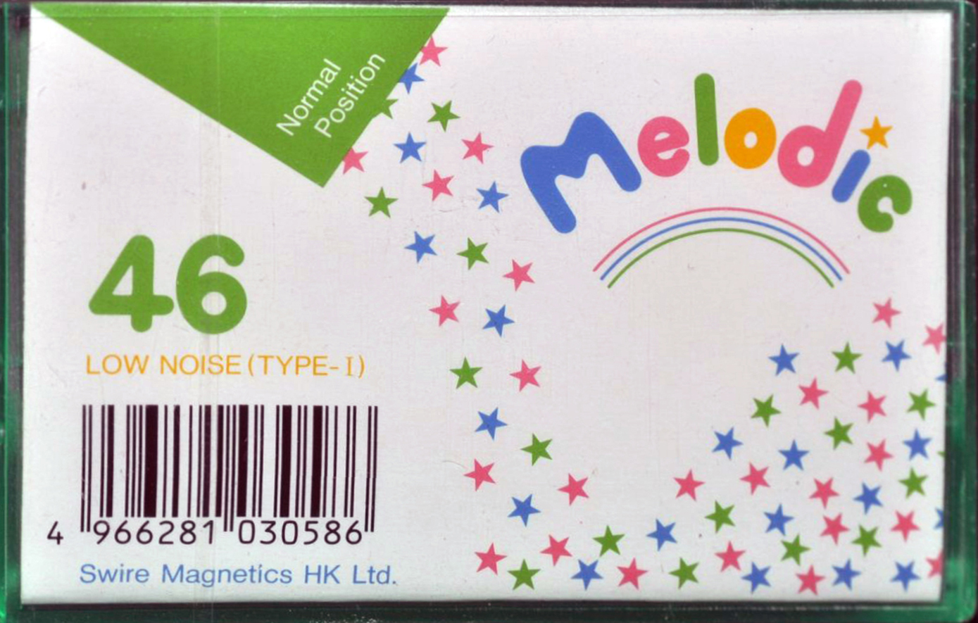 Compact Cassette Melodic 46 "Green" Type I Normal 1986 Japan